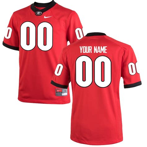 youth nike red georgia bulldogs custom replica jersey|custom georgia bulldogs jerseys.